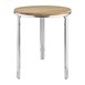 Mesa redonda para terraza Bolero 60cm fresno y aluminio