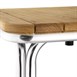Mesa cuadrada para terraza Bolero 70cm fresno y aluminio