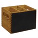Caja de madera Olympia con lado de pizarra