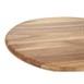 Tabla redonda Olympia de acacia 355mm