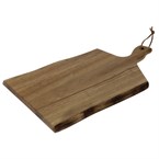Tabla grande Olympia de madera de acacia borde ondulado