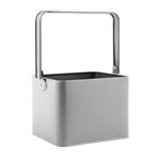 Cesta galvanizada Olympia gris
