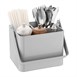Cesta galvanizada Olympia gris