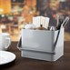 Cesta galvanizada Olympia gris