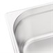 Cubeta Vogue acero inoxidable GN2/1 200mm