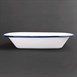 Bandeja rectangular esmaltada Olympia 280x195mm
