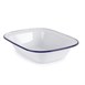 Bandeja rectangular esmaltada Olympia 280x195mm