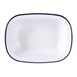 Bandeja rectangular esmaltada Olympia 280x195mm