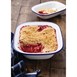 Bandeja rectangular esmaltada Olympia 280x195mm
