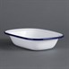 Fuente para tarta esmaltada Olympia 180x135mm