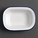 Fuente para tarta esmaltada Olympia 180x135mm