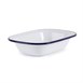 Fuente para tarta esmaltada Olympia 180x135mm