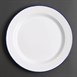 Plato llano esmaltado Olympia 245mm