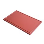 Tabla corte Gastro M PE alta densidad GN1/2 15mm borde acanalado marrón