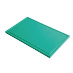 Tabla corte Gastro M PE alta densidad GN1/1 15mm borde acanalado verde