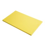 Tabla corte Gastro M PE alta densidad 600x400x20mm amarilla