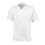 Chaqueta cocina Chef Works Springfield Zipper blanca