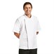 Chaqueta cocina Chef Works Springfield Zipper blanca