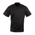 Chaqueta cocina Chef Works Springfield Zipper negra