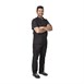Chaqueta cocina Chef Works Springfield Zipper negra