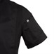 Chaqueta cocina Chef Works Springfield Zipper negra