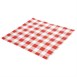 Papel antigrasas cuadros rojos - 190x310mm (Juego 200)