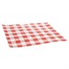 Papel antigrasas cuadros rojos - 190x310mm (Juego 200)