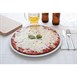 Plato pizza Napoli blanco 330mm