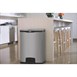 Cubo Rubbermaid Slim Jim acero inoxidable pedal al frente - 90Ltr