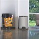 Cubo Rubbermaid Slim Jim acero inoxidable pedal al frente - 90Ltr