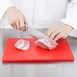 Tabla de cortar Hygiplas de baja densidad roja