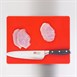 Tabla de cortar Hygiplas de baja densidad roja