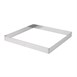 Molde repostería De Buyer cuadrado acero inoxidable 200mm