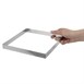 Molde repostería De Buyer cuadrado acero inoxidable 200mm