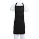 Delantal con peto XL Whites negro