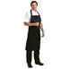 Delantal con peto XL Whites negro