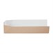 Bandeja lateral abierta de cartón desechable 254mm