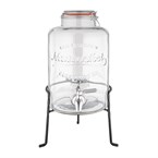 Dispensador de cristal Olympia con soporte 8,5Ltr