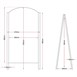 Pizarra Olympia marco metal 700x1200mm