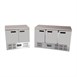 Mostrador frigorífico Polar Serie G mesa mármol 2 puertas 240Ltr