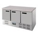 Mostrador frigorífico Polar Serie G mesa mármol 3 puertas 368Ltr