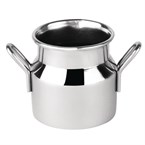 Mini lechera Olympia acero inoxidable pequeña