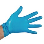 Guantes de vinilo sin polvo Vogue azules