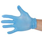 Guantes de vinilo sin polvo Vogue azules M