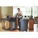 Cubo Rubbermaid Slim Jim acero inoxidable pedal al frente 50Ltr