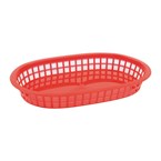 Cesta ovalada polipropileno Olympia roja