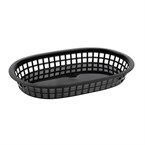 Cesta ovalada polipropileno Olympia negra
