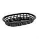 Cesta ovalada polipropileno Olympia negra