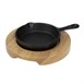 Base madera Olympia para asadora 115mm