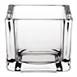 Portavelas pequeño Olympia cuadrado cristal
